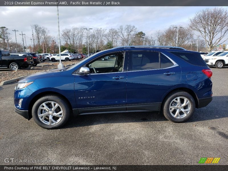 Pacific Blue Metallic / Jet Black 2019 Chevrolet Equinox Premier AWD