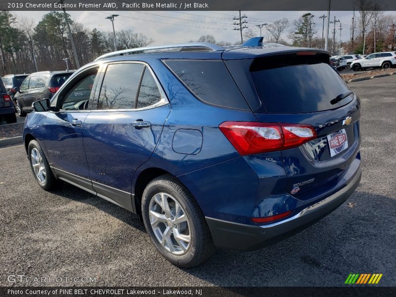Pacific Blue Metallic / Jet Black 2019 Chevrolet Equinox Premier AWD