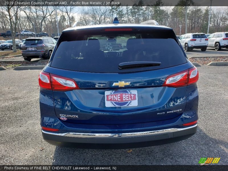 Pacific Blue Metallic / Jet Black 2019 Chevrolet Equinox Premier AWD