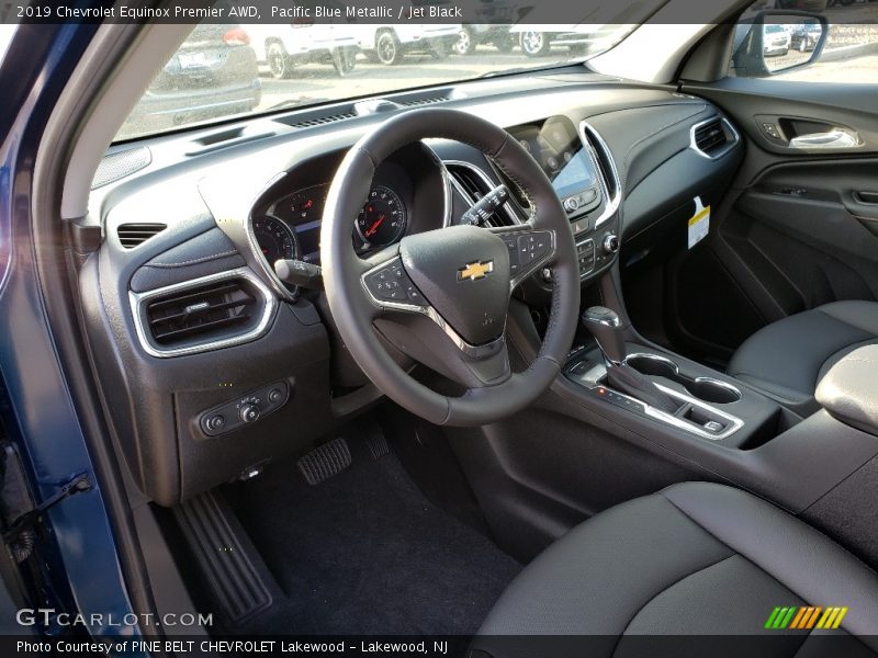 Pacific Blue Metallic / Jet Black 2019 Chevrolet Equinox Premier AWD