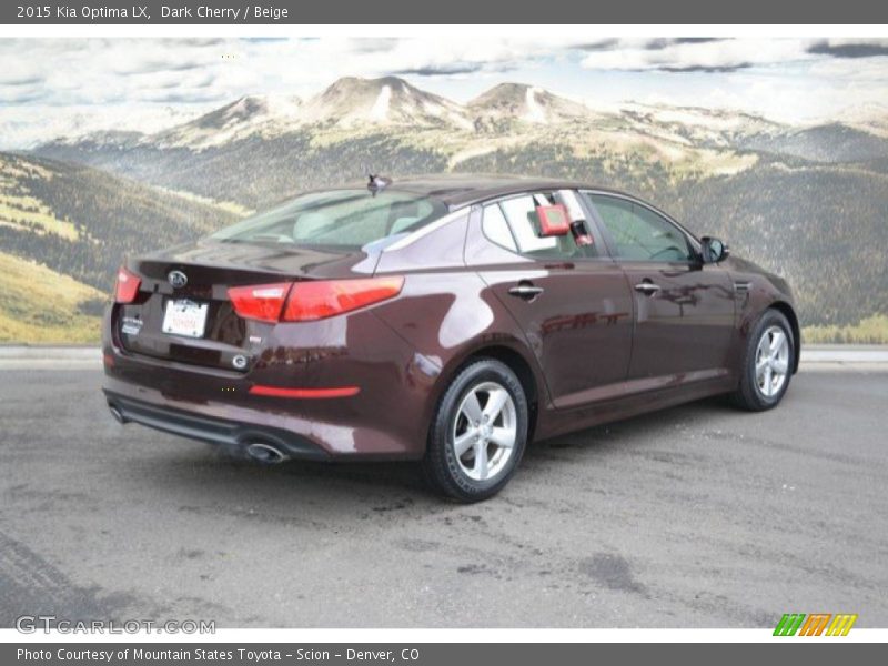 Dark Cherry / Beige 2015 Kia Optima LX