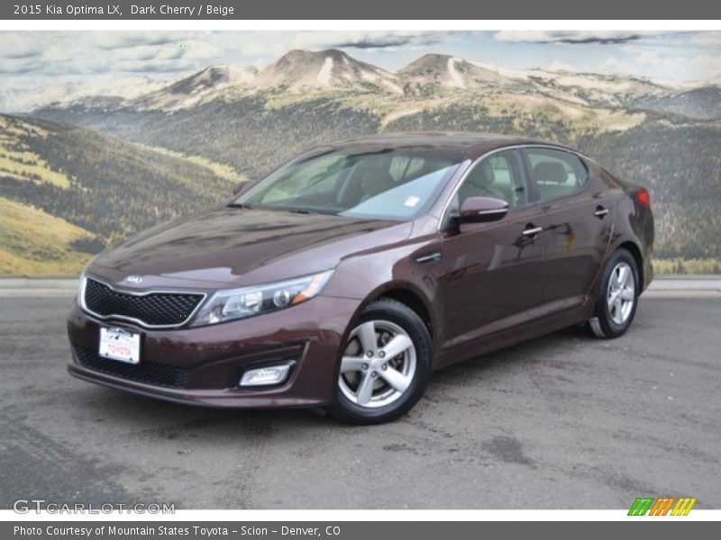 Dark Cherry / Beige 2015 Kia Optima LX