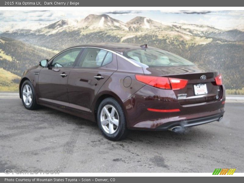 Dark Cherry / Beige 2015 Kia Optima LX