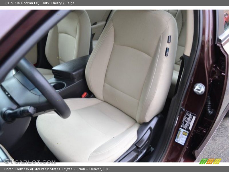 Dark Cherry / Beige 2015 Kia Optima LX