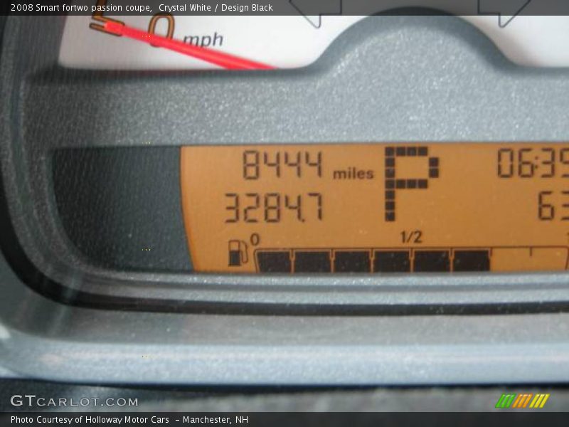 Crystal White / Design Black 2008 Smart fortwo passion coupe