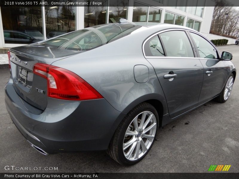 Osmium Grey Metallic / Beige 2018 Volvo S60 T5 AWD