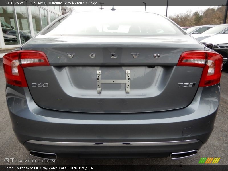 Osmium Grey Metallic / Beige 2018 Volvo S60 T5 AWD