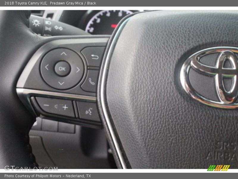 Predawn Gray Mica / Black 2018 Toyota Camry XLE
