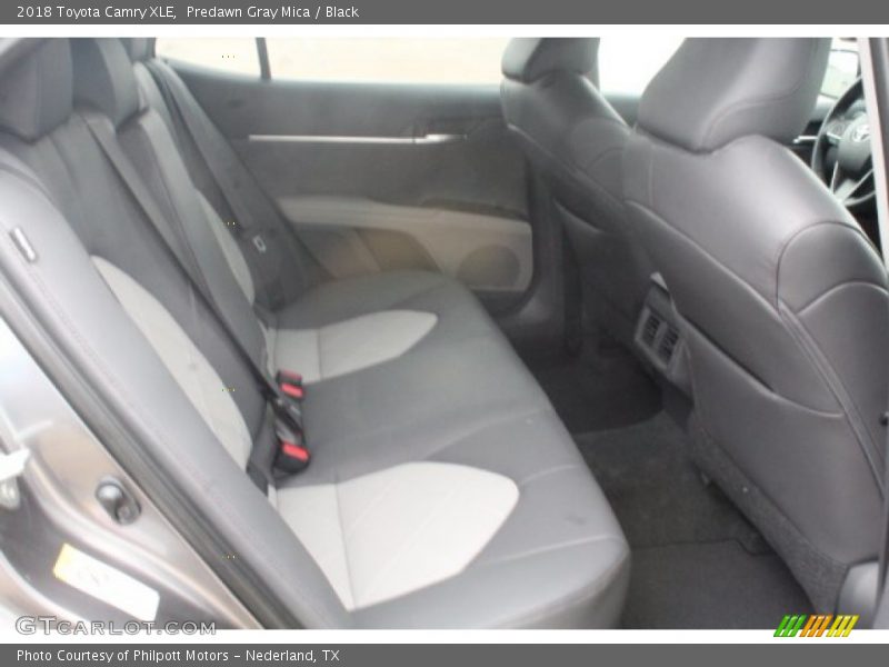 Predawn Gray Mica / Black 2018 Toyota Camry XLE