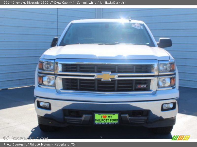 Summit White / Jet Black/Dark Ash 2014 Chevrolet Silverado 1500 LT Crew Cab 4x4