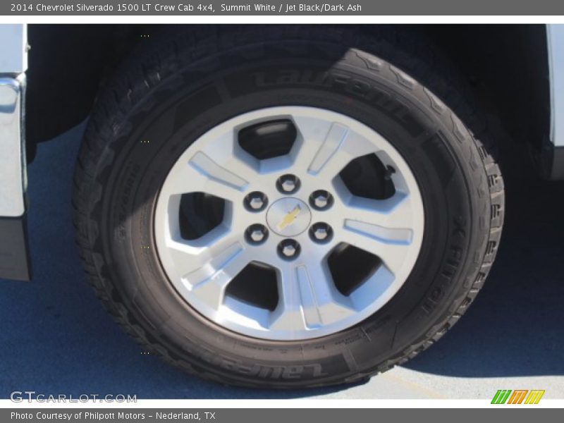 Summit White / Jet Black/Dark Ash 2014 Chevrolet Silverado 1500 LT Crew Cab 4x4
