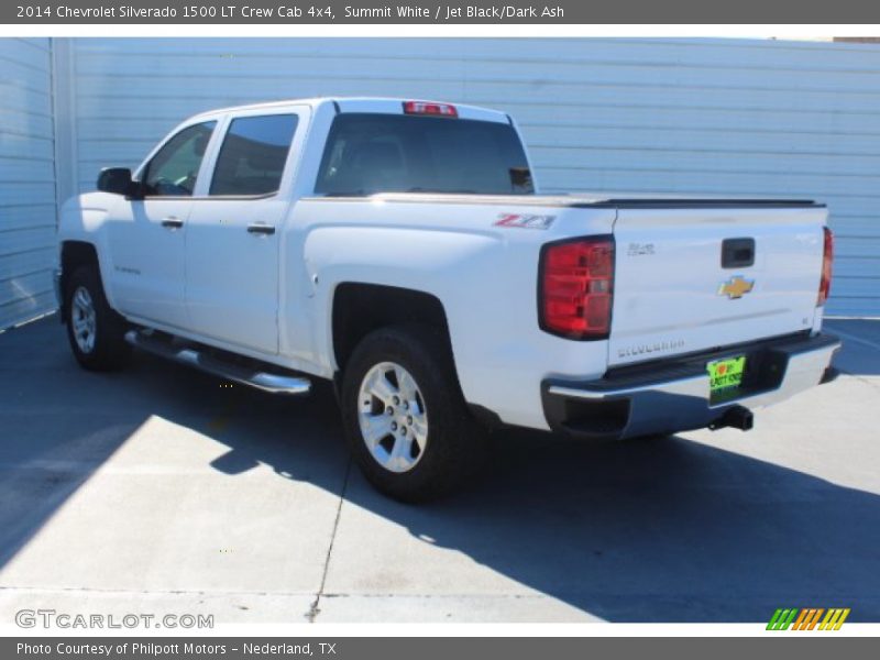 Summit White / Jet Black/Dark Ash 2014 Chevrolet Silverado 1500 LT Crew Cab 4x4