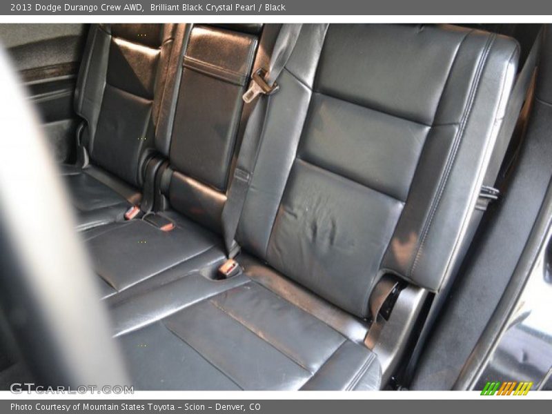 Brilliant Black Crystal Pearl / Black 2013 Dodge Durango Crew AWD