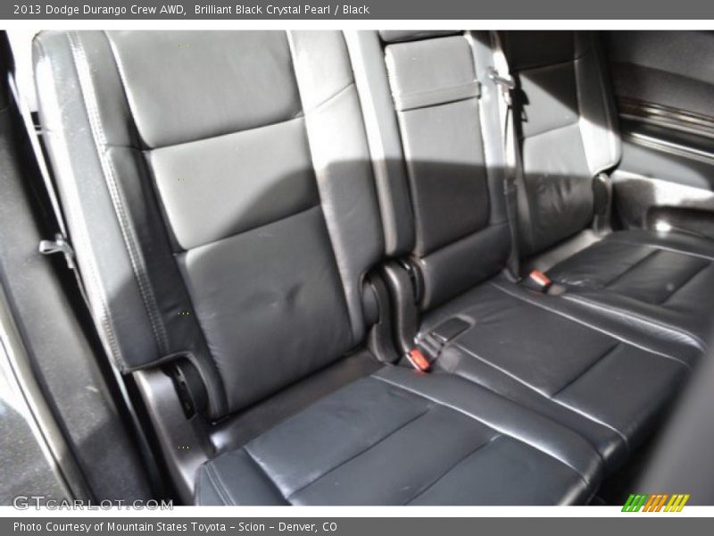 Brilliant Black Crystal Pearl / Black 2013 Dodge Durango Crew AWD