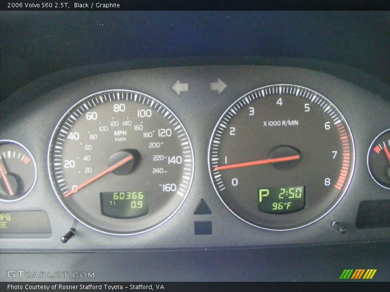 Black / Graphite 2006 Volvo S60 2.5T