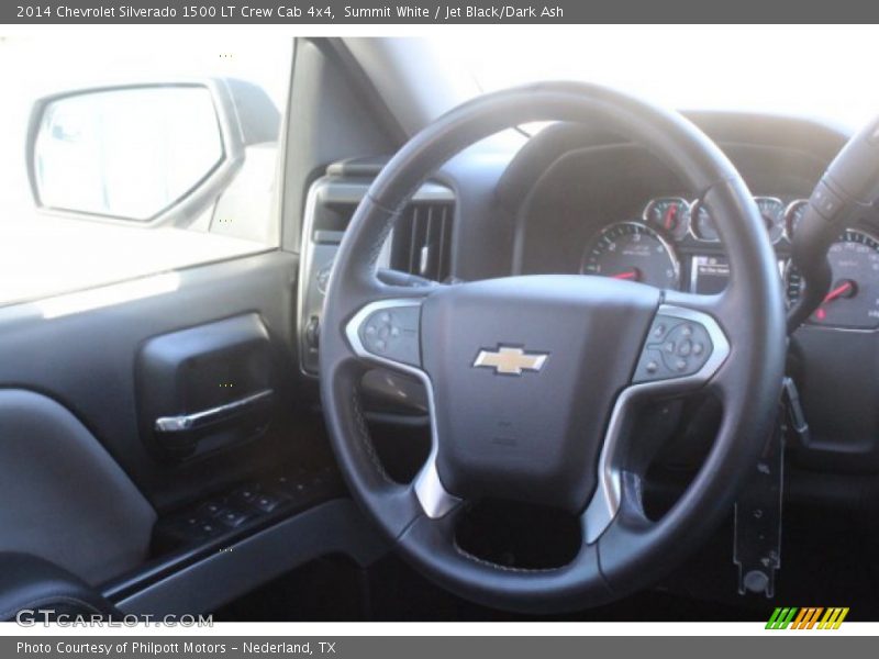Summit White / Jet Black/Dark Ash 2014 Chevrolet Silverado 1500 LT Crew Cab 4x4