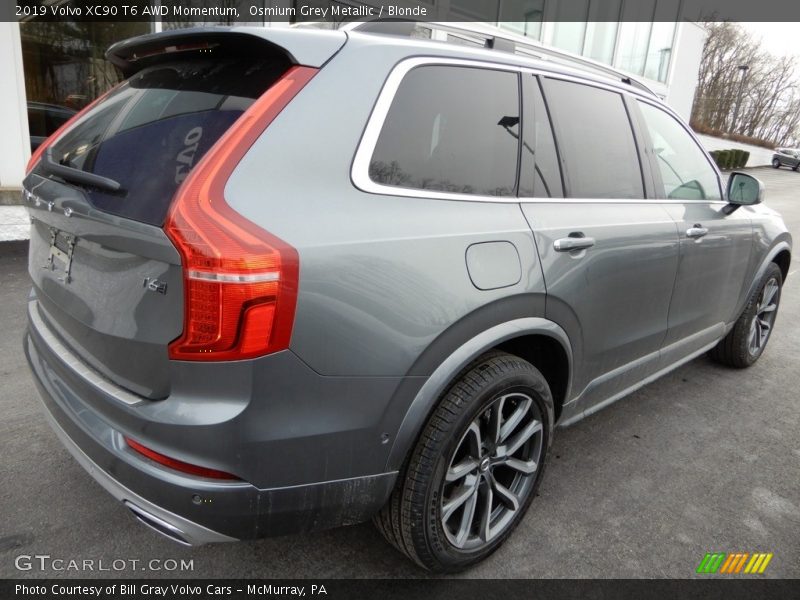 Osmium Grey Metallic / Blonde 2019 Volvo XC90 T6 AWD Momentum