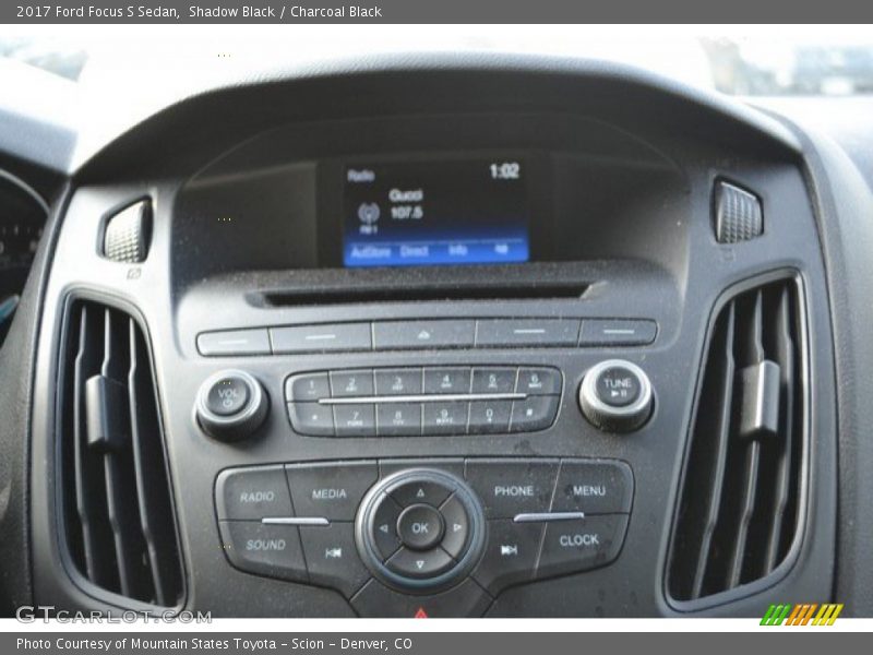 Shadow Black / Charcoal Black 2017 Ford Focus S Sedan