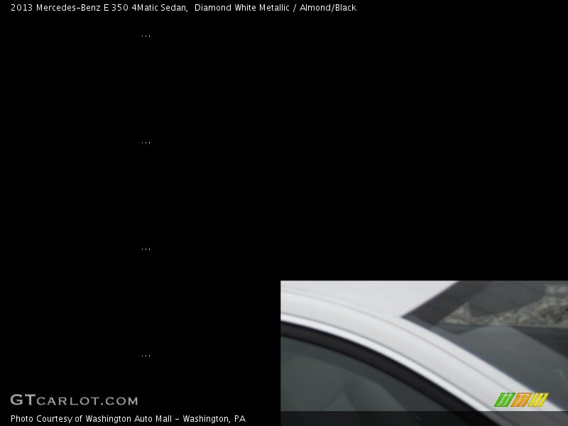 Diamond White Metallic / Almond/Black 2013 Mercedes-Benz E 350 4Matic Sedan