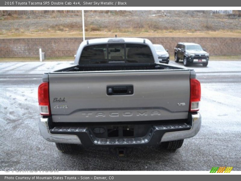 Silver Sky Metallic / Black 2016 Toyota Tacoma SR5 Double Cab 4x4