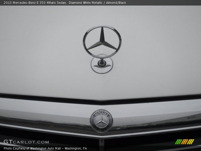 Diamond White Metallic / Almond/Black 2013 Mercedes-Benz E 350 4Matic Sedan