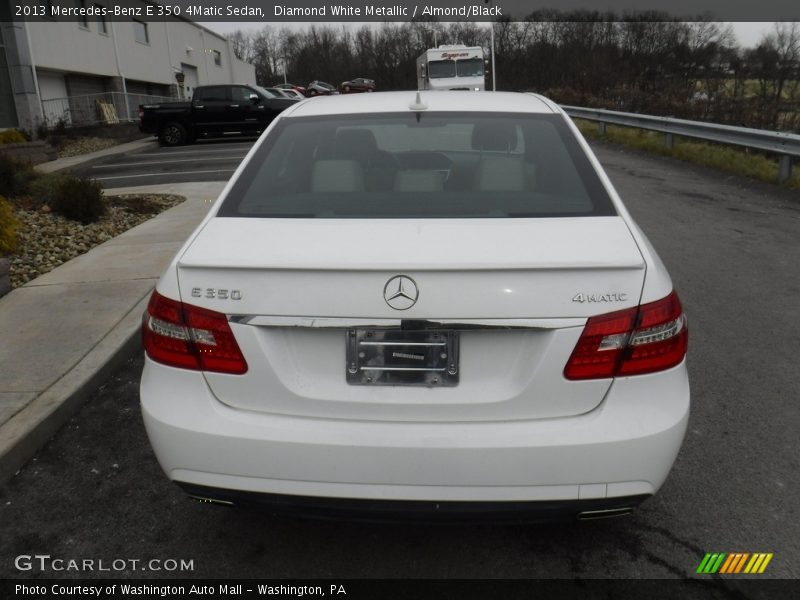 Diamond White Metallic / Almond/Black 2013 Mercedes-Benz E 350 4Matic Sedan