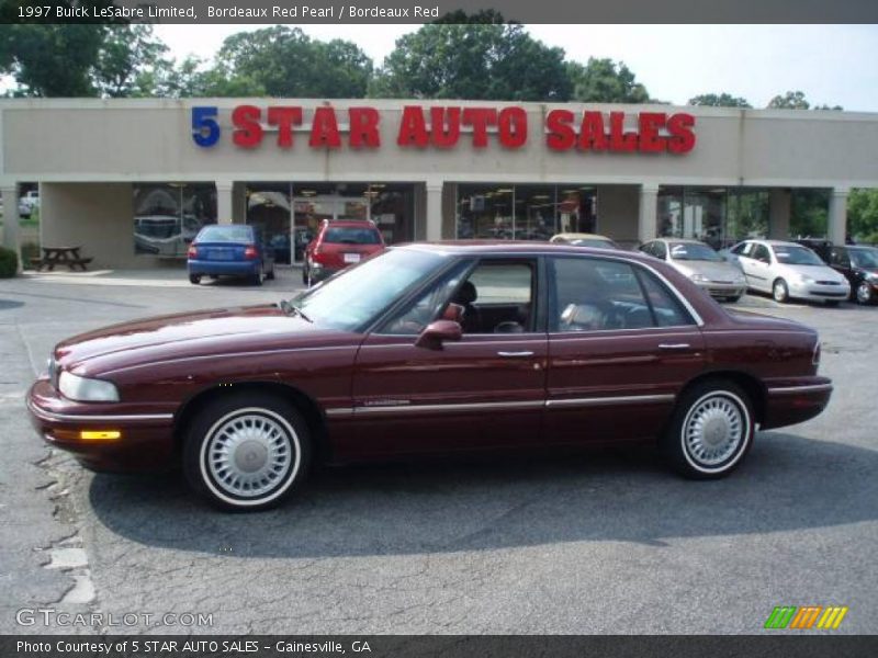 Bordeaux Red Pearl / Bordeaux Red 1997 Buick LeSabre Limited