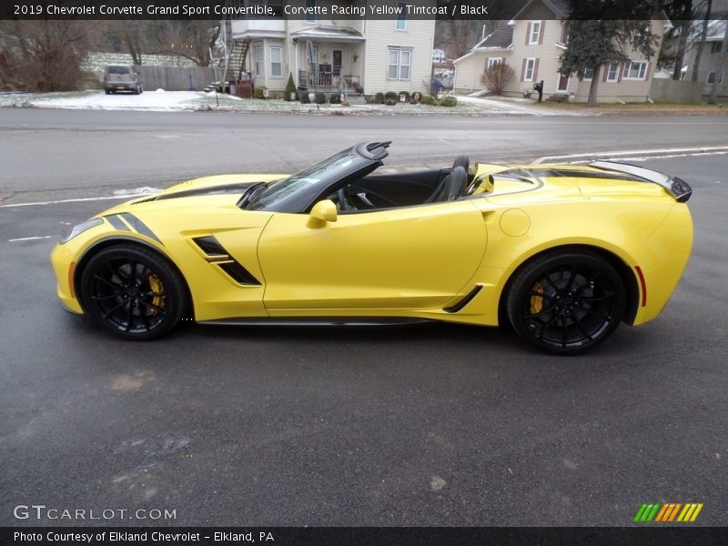  2019 Corvette Grand Sport Convertible Corvette Racing Yellow Tintcoat