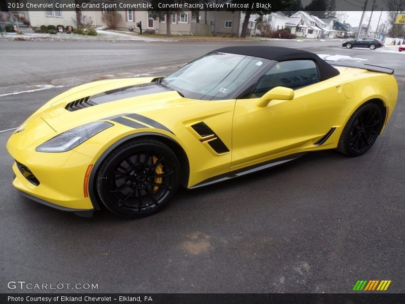  2019 Corvette Grand Sport Convertible Corvette Racing Yellow Tintcoat