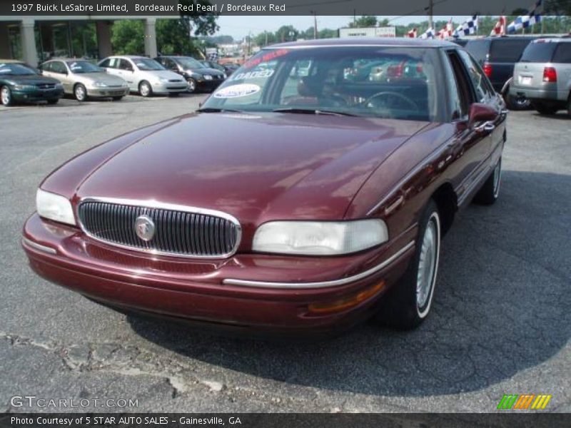 Bordeaux Red Pearl / Bordeaux Red 1997 Buick LeSabre Limited