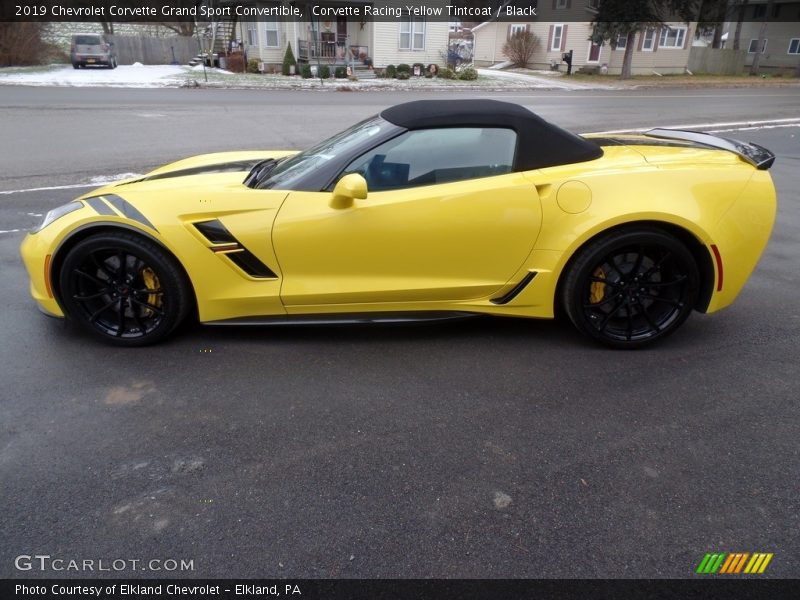  2019 Corvette Grand Sport Convertible Corvette Racing Yellow Tintcoat
