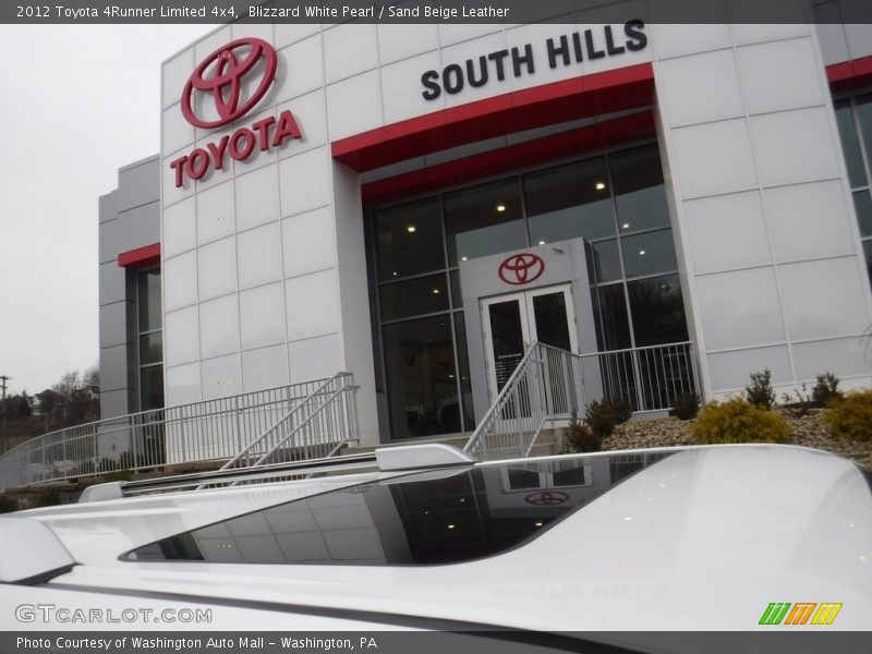 Blizzard White Pearl / Sand Beige Leather 2012 Toyota 4Runner Limited 4x4