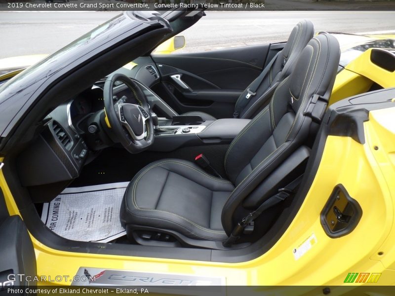  2019 Corvette Grand Sport Convertible Black Interior