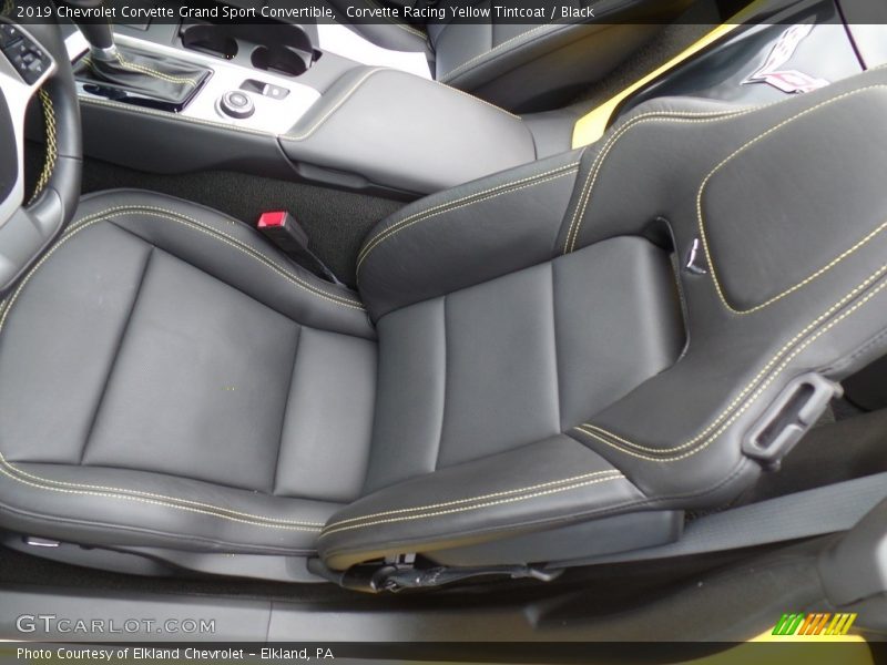 Front Seat of 2019 Corvette Grand Sport Convertible