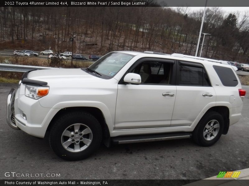 Blizzard White Pearl / Sand Beige Leather 2012 Toyota 4Runner Limited 4x4