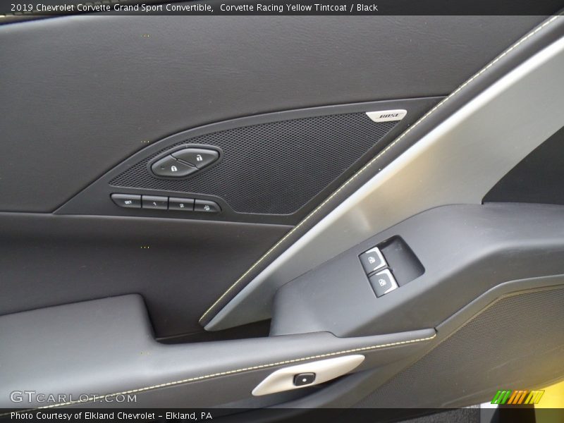 Corvette Racing Yellow Tintcoat / Black 2019 Chevrolet Corvette Grand Sport Convertible