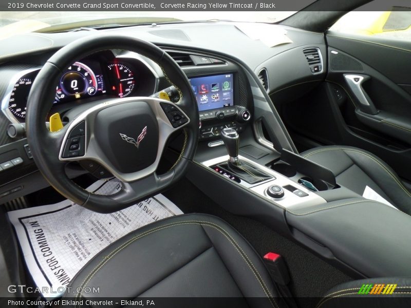 Dashboard of 2019 Corvette Grand Sport Convertible