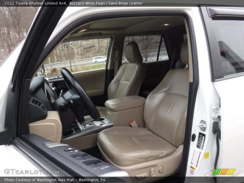 Blizzard White Pearl / Sand Beige Leather 2012 Toyota 4Runner Limited 4x4
