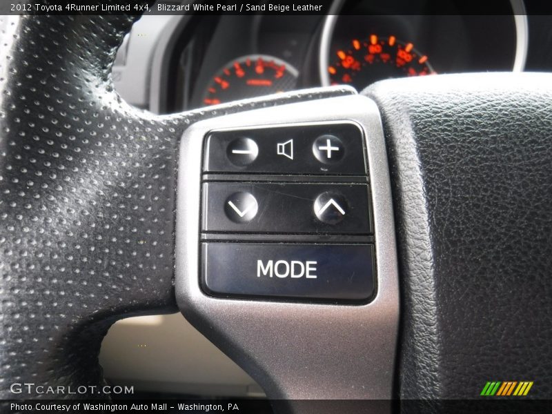 Blizzard White Pearl / Sand Beige Leather 2012 Toyota 4Runner Limited 4x4