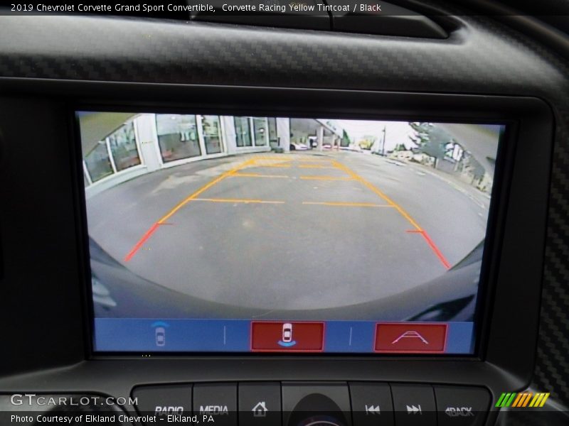 Corvette Racing Yellow Tintcoat / Black 2019 Chevrolet Corvette Grand Sport Convertible
