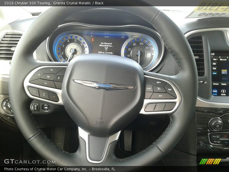 Granite Crystal Metallic / Black 2019 Chrysler 300 Touring