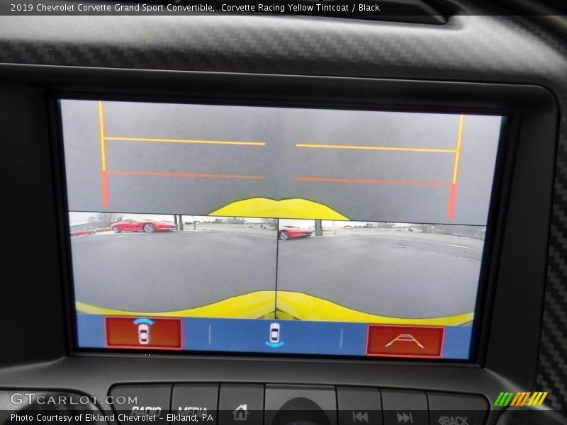 Controls of 2019 Corvette Grand Sport Convertible