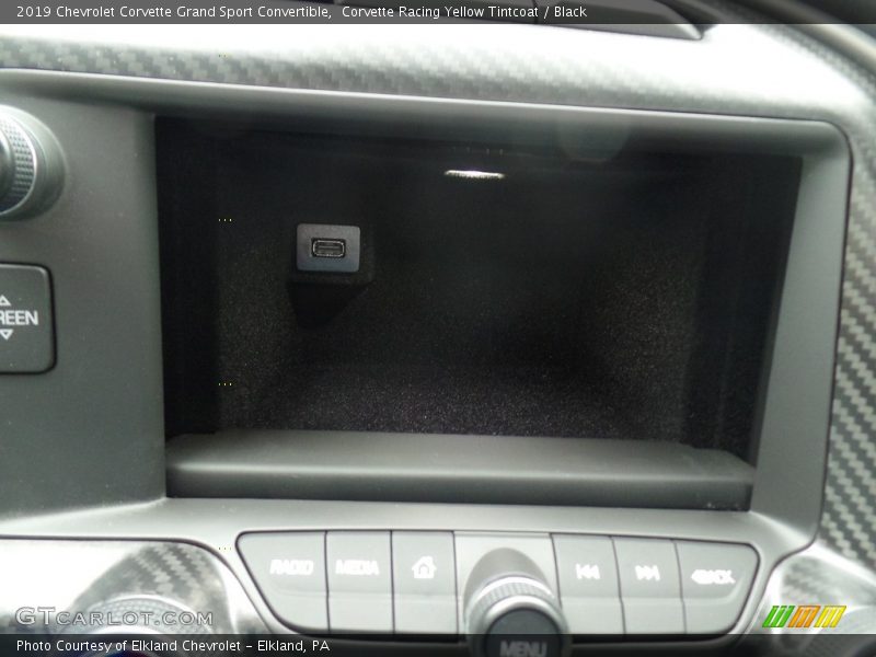 Corvette Racing Yellow Tintcoat / Black 2019 Chevrolet Corvette Grand Sport Convertible