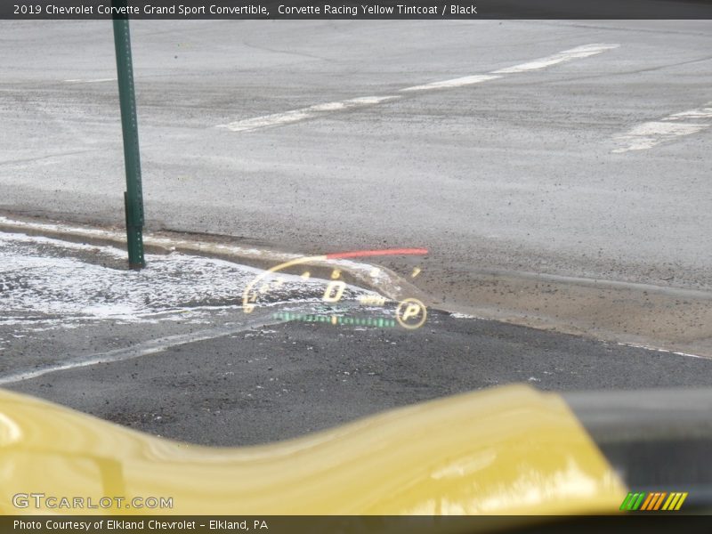 Corvette Racing Yellow Tintcoat / Black 2019 Chevrolet Corvette Grand Sport Convertible