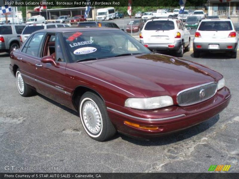 Bordeaux Red Pearl / Bordeaux Red 1997 Buick LeSabre Limited