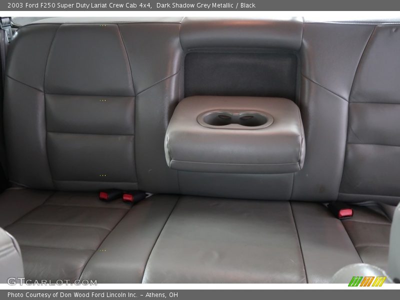 Dark Shadow Grey Metallic / Black 2003 Ford F250 Super Duty Lariat Crew Cab 4x4