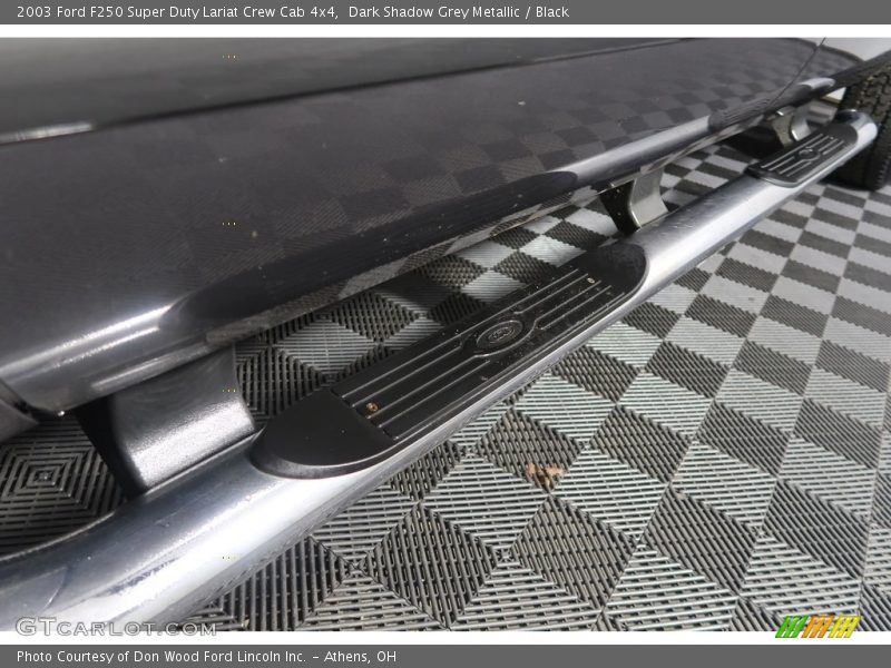 Dark Shadow Grey Metallic / Black 2003 Ford F250 Super Duty Lariat Crew Cab 4x4