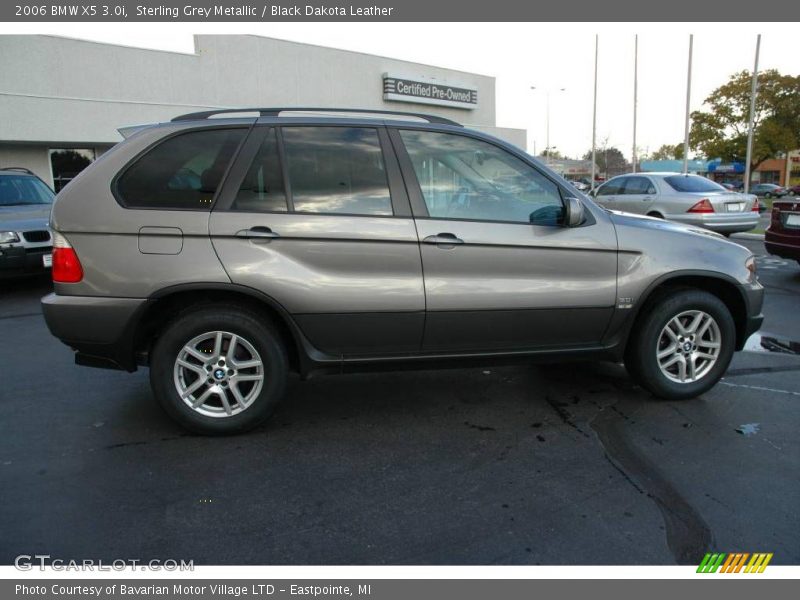 Sterling Grey Metallic / Black Dakota Leather 2006 BMW X5 3.0i