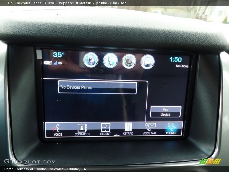 Pepperdust Metallic / Jet Black/Dark Ash 2019 Chevrolet Tahoe LT 4WD