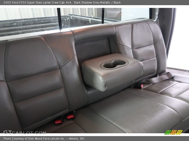 Dark Shadow Grey Metallic / Black 2003 Ford F250 Super Duty Lariat Crew Cab 4x4